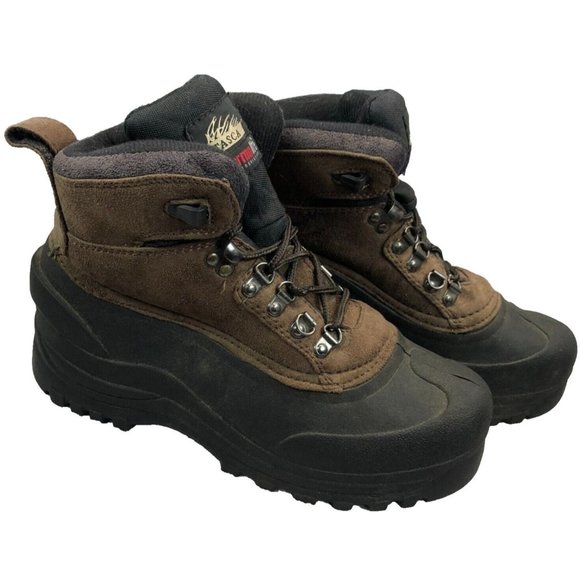 ITASCA Icebreaker Mens Sz 9 Brown Thermolite Thin Insulation Hiking Winter Boot